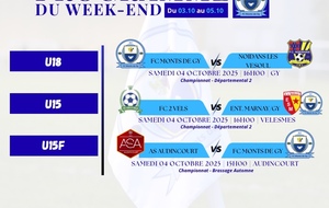 Programme du week-end S40