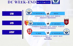 Programme du week-end S41