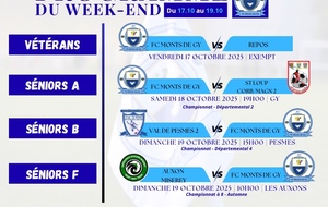 Programme du week-end S42