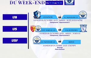 Programme du week-end S42