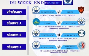 Programme du week-end S44