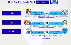 Programme du week-end S45