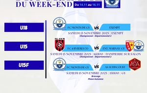 Programme du week-end S46
