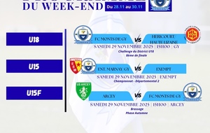 Programme du week-end S48