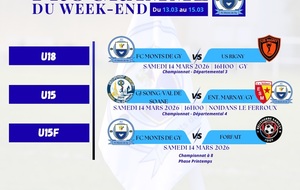 Programme du week-end S11