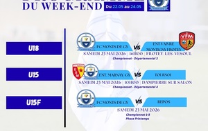Programme du week-end S21