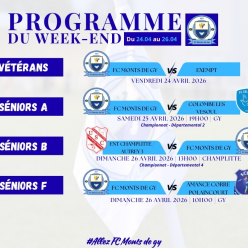 Programme du week-end S17