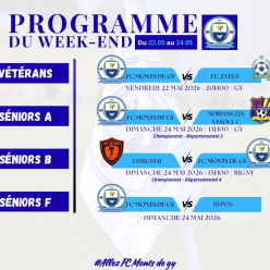 Programme du week-end S21