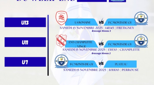 Programme du week-end S46