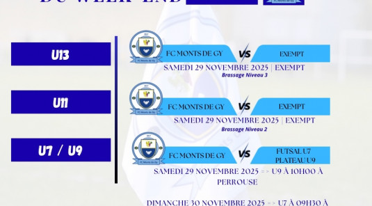 Programme du week-end S48
